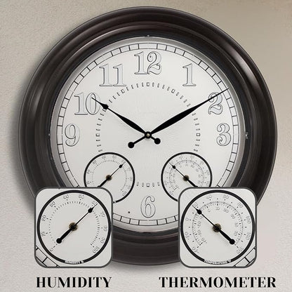 24 inch Illuminated Outdoor Clock - Image 4