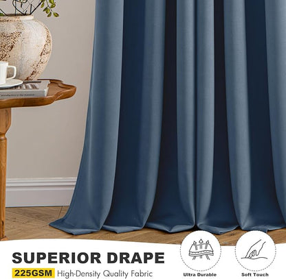 MIULEE Blackout Curtains for Bedroom Living Room 2 Panels, Thermal Insulated - Image 5