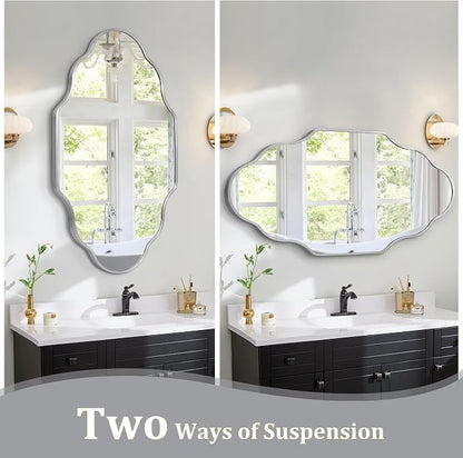 Scalloped Mirror for Bathroom - Image 4