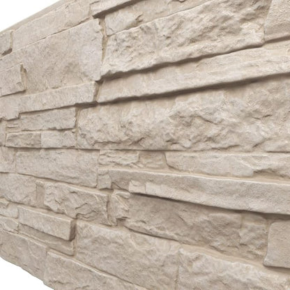 EverStone Acadia Ledge Faux Stone Panel, Sea Shell Color - Image 7