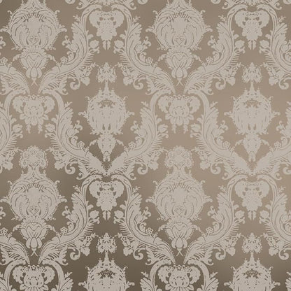 Tempaper Textured Beige Damsel Removable Peel and Stick Damask Wallpaper by TempaperCo