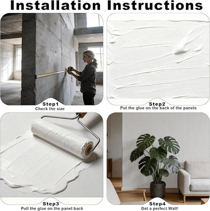 3D Wall Panels - Sample 7.9"x11.8" Faux Stone Peel and Stick Wall Covering - - Image 5