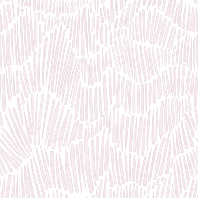 Theper Pink Striped Wallpaper Peel and Stick Wallpaper Boho 17.3"×197" Simple by Theper