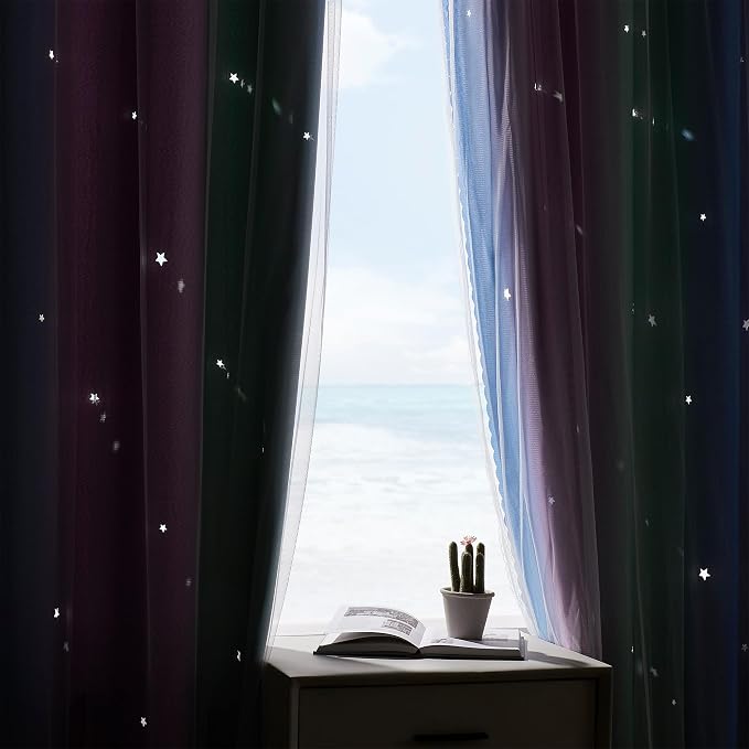 XiDi Blackout Curtains for Girls Kids Bedroom - Image 9
