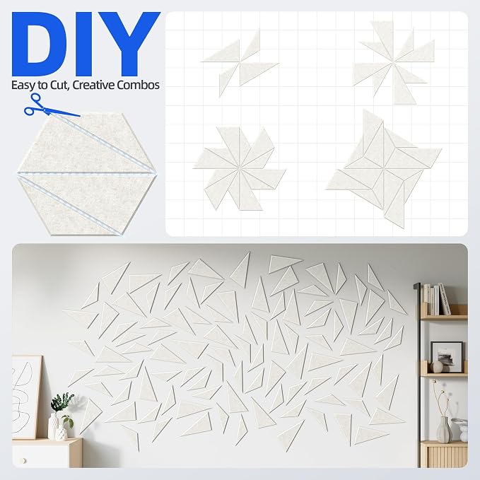 12 Pack Acoustic Panels with Self-Adhesive 12"X10"X0.4" Sound Proof Foam Panels - Image 4