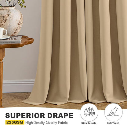 MIULEE Blackout Curtains for Bedroom Living Room 2 Panels, Thermal Insulated - Image 5