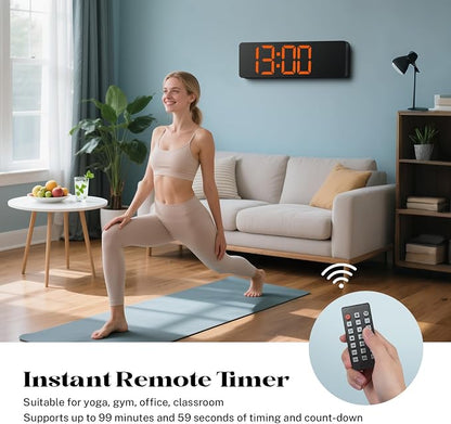 16" Large Digital Wall Clock - Image 6