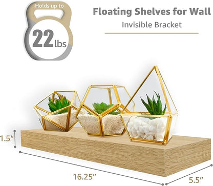 Sorbus Floating Shelves for Wall – 16 Inch Floating Shelf for Kitchen, Living - Image 3