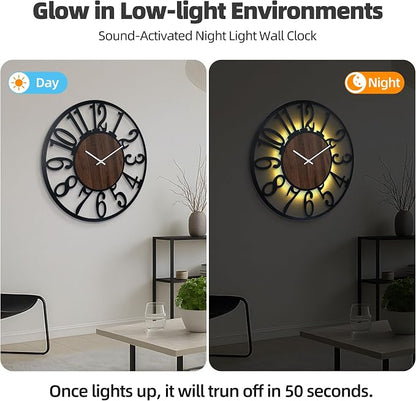 32'' Large Silent Wall Clock - Image 2