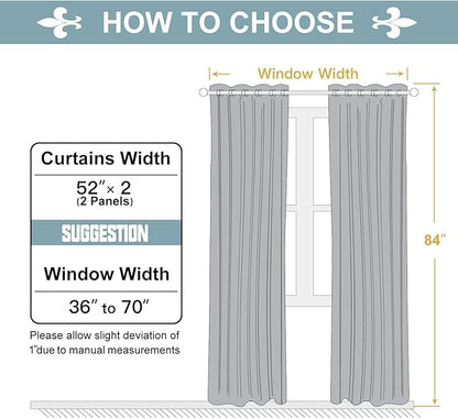ChrisDowa Grommet Room Darkening Curtains - Image 5