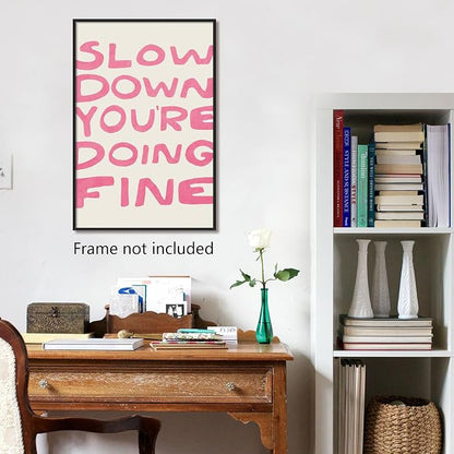 Yaasilinage Daily Reminder Positive Canvas Wall Art, Positive Affirmations Wall - Image 7