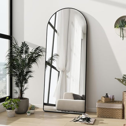 Degfig Arched Full Length Mirror, Full Body Mirrors - Image 3
