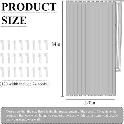 RYB HOME Extra Wide Blackout Curtain - Image 7