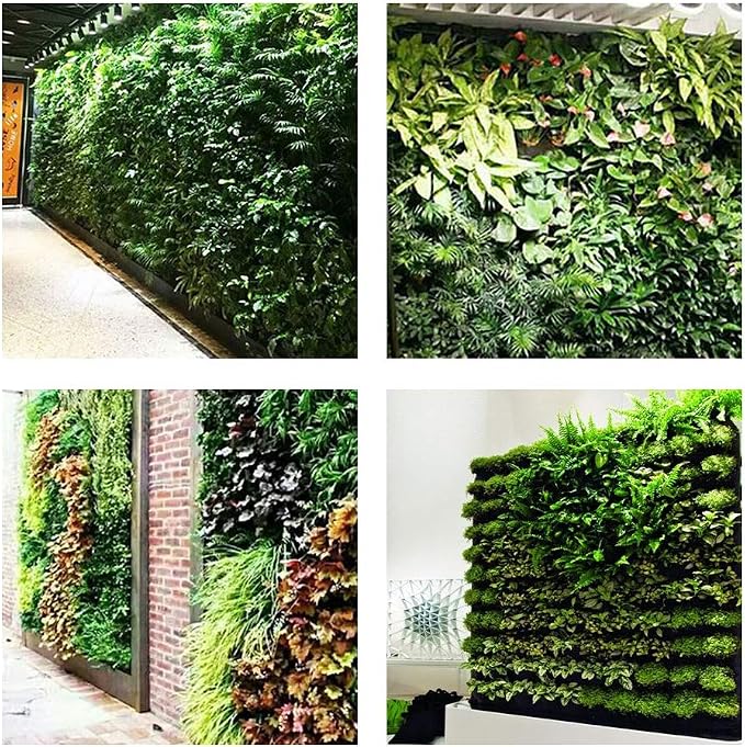 Hanging Planting Grow Bags, 64 Pockets Hanging Vertical Wall Planter Wall - Image 9