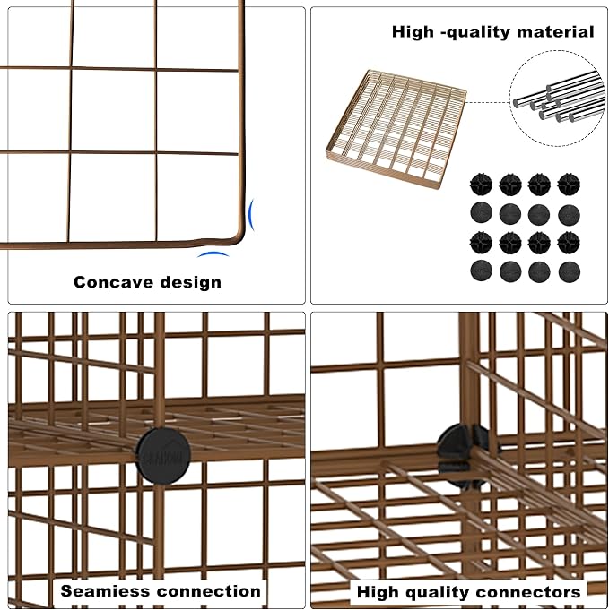 C&AHOME Wire Cube Storage, 8 - Image 8