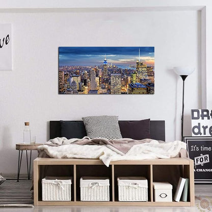 Large New York City Wall Art NYC Skyline Picture Office Wall Decor Modern - Image 2