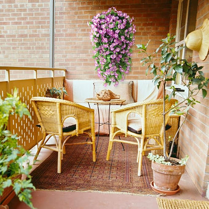 ZFProcess Artificial Fake Hanging Flowers Plants - Image 4