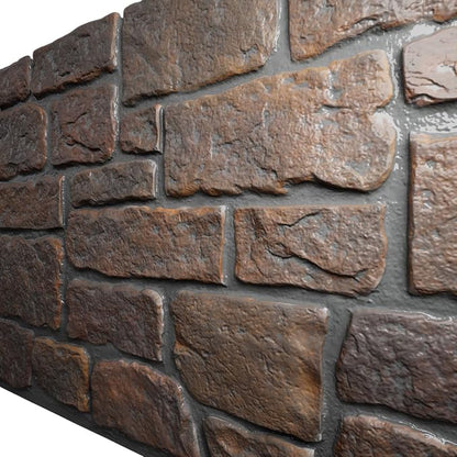 EverStone Cobblestone Faux Stone Panel, Arizona Desert Color - Image 7
