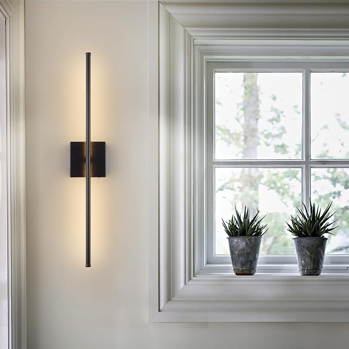 KARTOOSH 32.2 Inch 9 RGB Color Battery Operated Wireless Wall Sconces Set of Two - Image 8