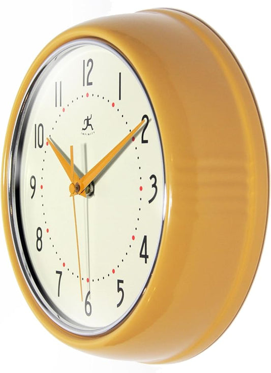 Infinity Instruments LTD. Retro 15 inch Mid Century Modern Kitchen Diner Wall - Image 2