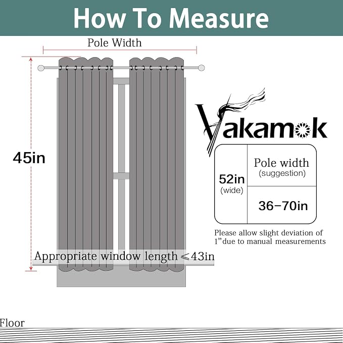 Yakamok Pure White 100% Blackout Curtains - Image 8