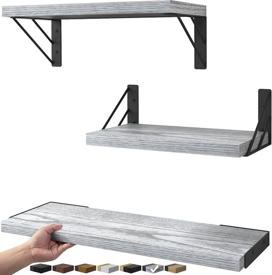 BAYKA Wall Shelves for Bedroom Decor, Floating Wall Shelves for Living Room by Bayka