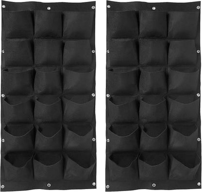 ZOENHOU 2 Pack Total 36 Roomy Pockets Vertical Garden Planter, Wall-Hanging by ZOENHOUDIRECT