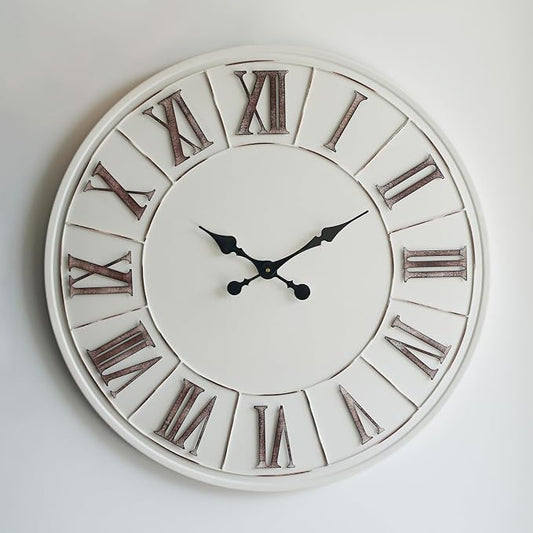 Oversized Farmhouse Wall Clock - Image 2