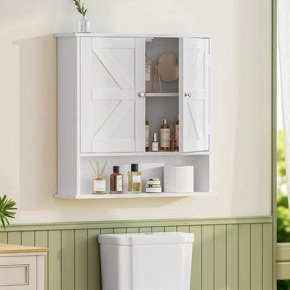 TEENFON Bathroom Wall Cabinet, Bathroom Cabinet - Image 2