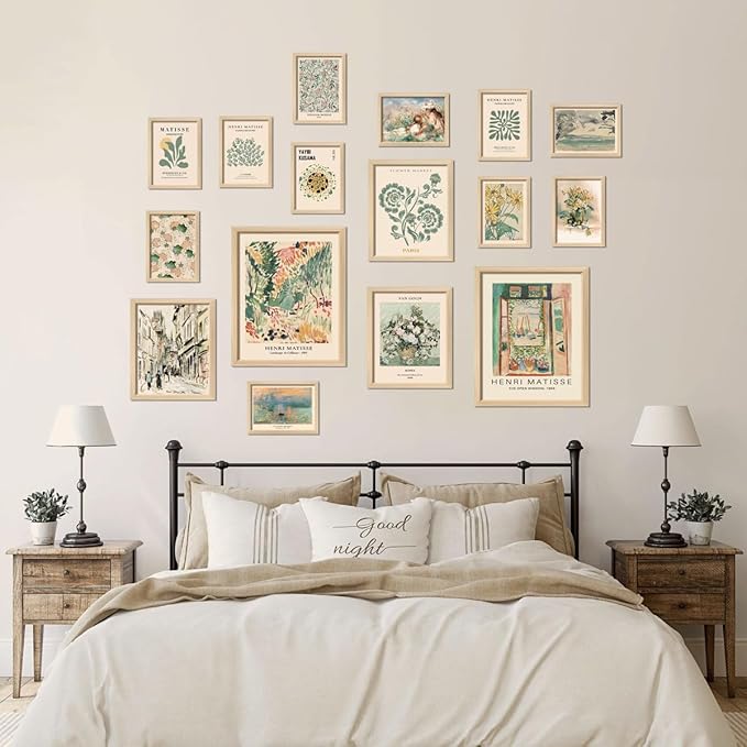 ANERZA 16 PCS Sage Green Wall Art Decor, Matisse Wall Prints - Image 6