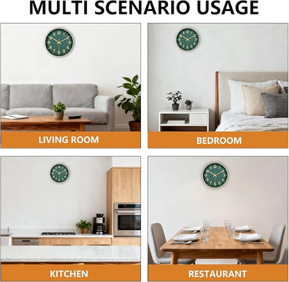 Wall Clocks Battery Operated, 12 Inch Non Ticking Digital Wall Clock, Silent - Image 8