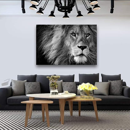 Baisuart D0169 Modern Giclee Canvas Prints Wall Art Stretched Artwork Black and - Image 7