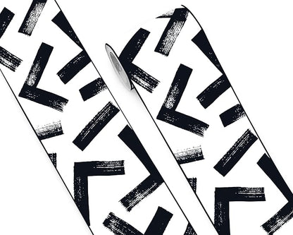 FLFK Black and White Design Wallpaper Border by FLFK
