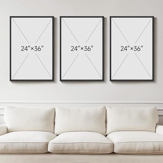Large Framed Green Abstract Wall Art - Image 5