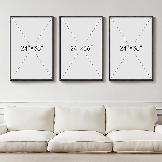 Large Framed Green Abstract Wall Art - Image 3