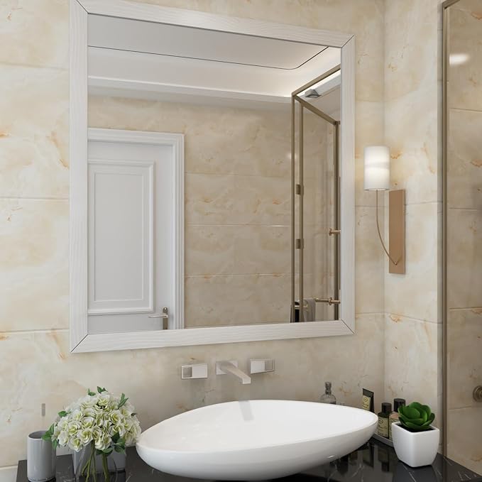 LACHEERY 3in x 82ft Thick White Bulletin Board Border Self Adhesive Mirror - Image 3