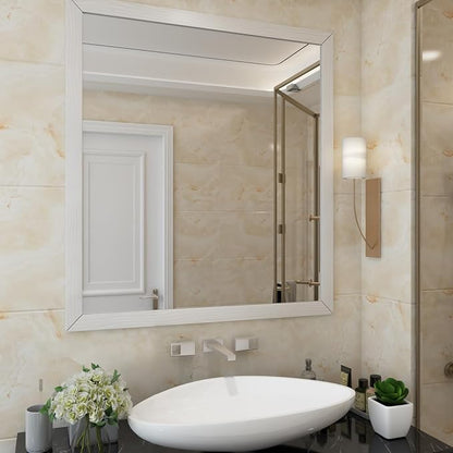 LACHEERY 3in x 82ft Thick White Bulletin Board Border Self Adhesive Mirror - Image 3