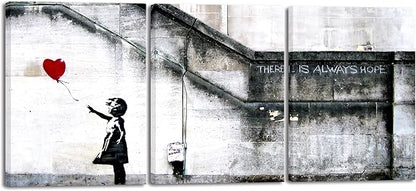 Wieco Art Banksy Grafitti Girl by WiecoArt