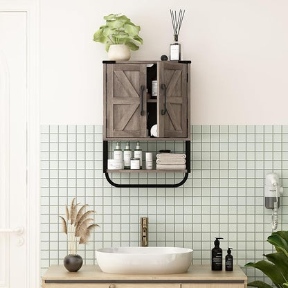 RUSTOWN Farmhouse Rustic Medicine Cabinet - Image 2