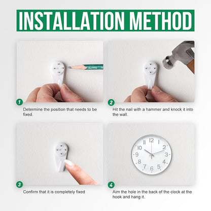 Wall Clock Modern Simple Quartz Decorative Clock Non-Ticking Silent Battery - Image 9