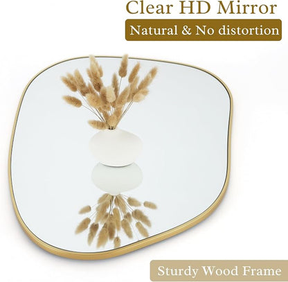 PERFNIQUE Irregular Wall Mirror Asymmetrical Mirror, Decorative Modern Wall - Image 4