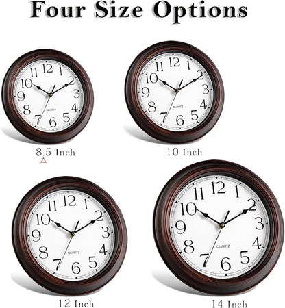 KECYET Wall Clocks Battery Operated Silent Non-Ticking Wall Clock 8.5 Inch - Image 5