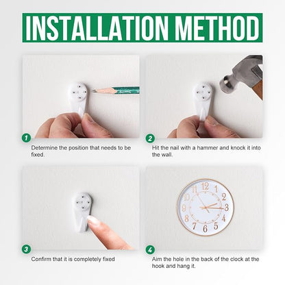 Wall Clock Modern Non-Ticking Battery Operated Silent Wall Clocks Simple Style - Image 9