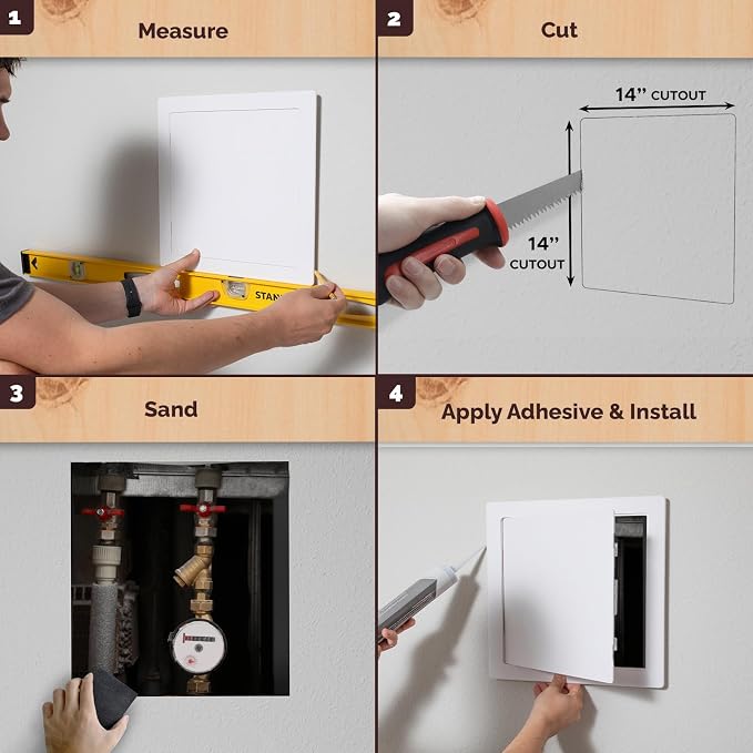Morvat Access Panel 14x14 Inch for Drywall & Ceiling - Image 3