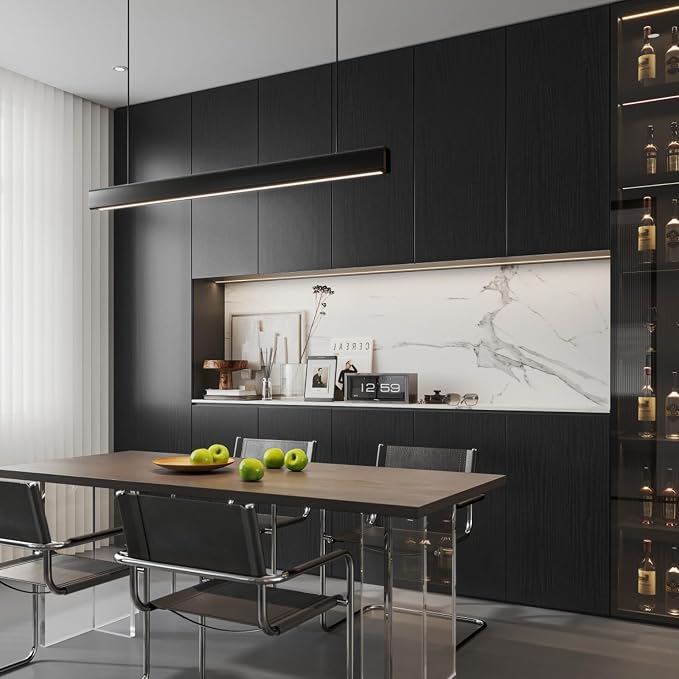 Abyssaly 24 Inch X 196 Inch Black Wood Self Adhesive Paper Decorative - Image 7