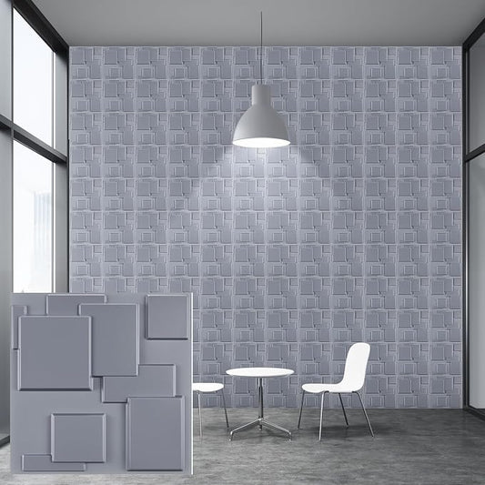 Heikki 30 Pack 3D Wall Panel for Interior Wall Décor, PVC Flower Textured Wall by YourBestChoices