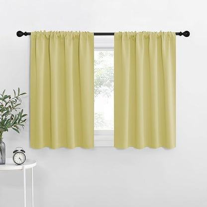 NICETOWN Blackout Curtains for Living Curtains, Paler Yellow, 2 Panels by NICETOWN
