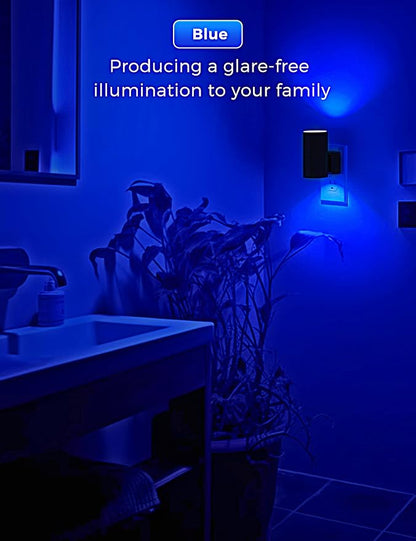L LOHAS LED Blue Night Light, Night Lights Plug into Wall, Dimmable Nightlight - Image 4