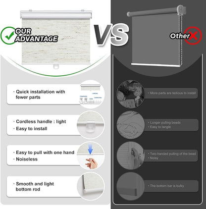 Customize Cordless Roller Shades Blackout Blinds - Image 5