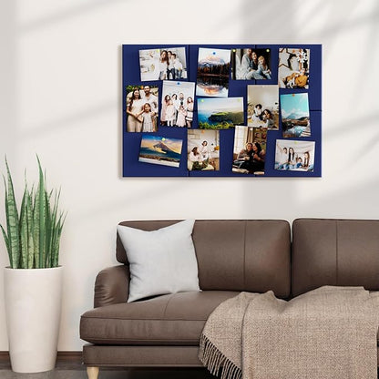 MaxGear Large Cork Board for Wall 36" x 24", Dark Blue Bulletin Board, 6 Pack - Image 8